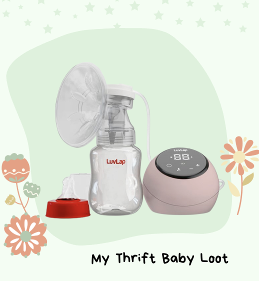 Preloved Luvlap electric breast pump set